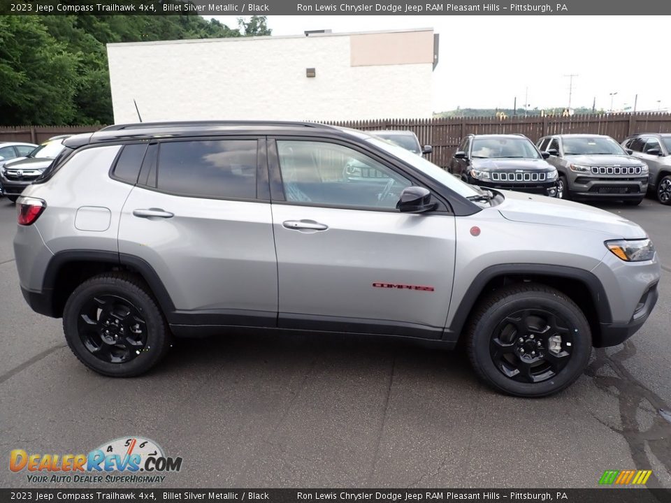 2023 Jeep Compass Trailhawk 4x4 Billet Silver Metallic / Black Photo #7