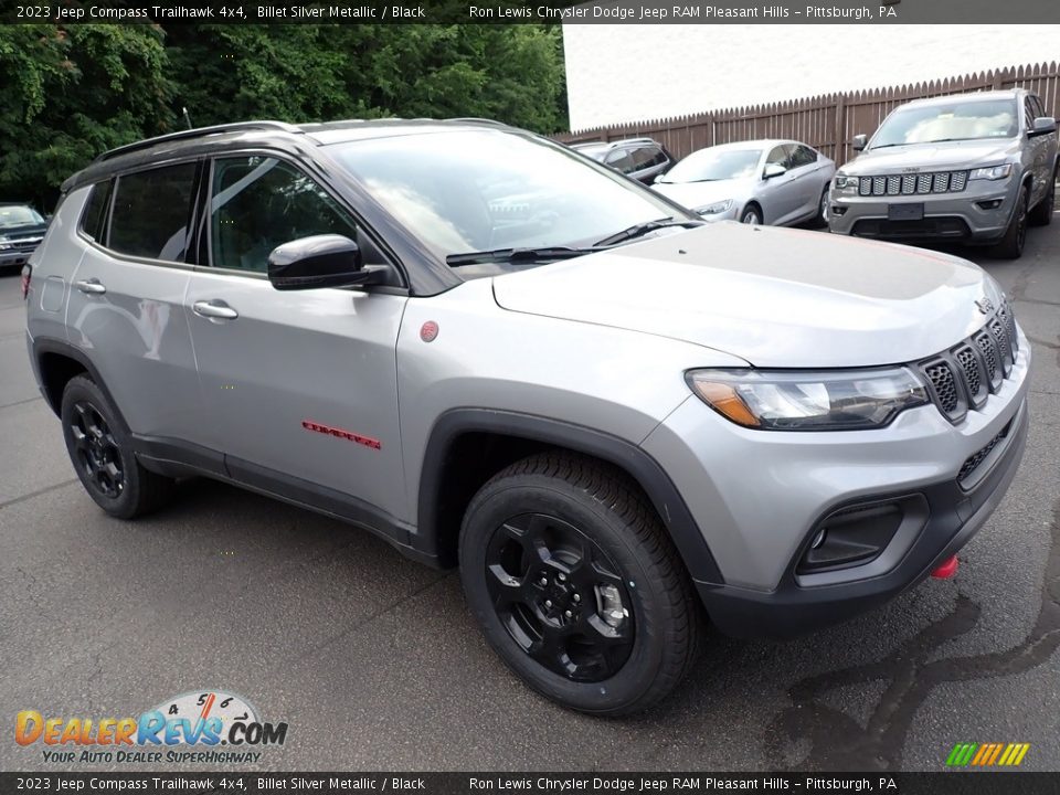 2023 Jeep Compass Trailhawk 4x4 Billet Silver Metallic / Black Photo #8