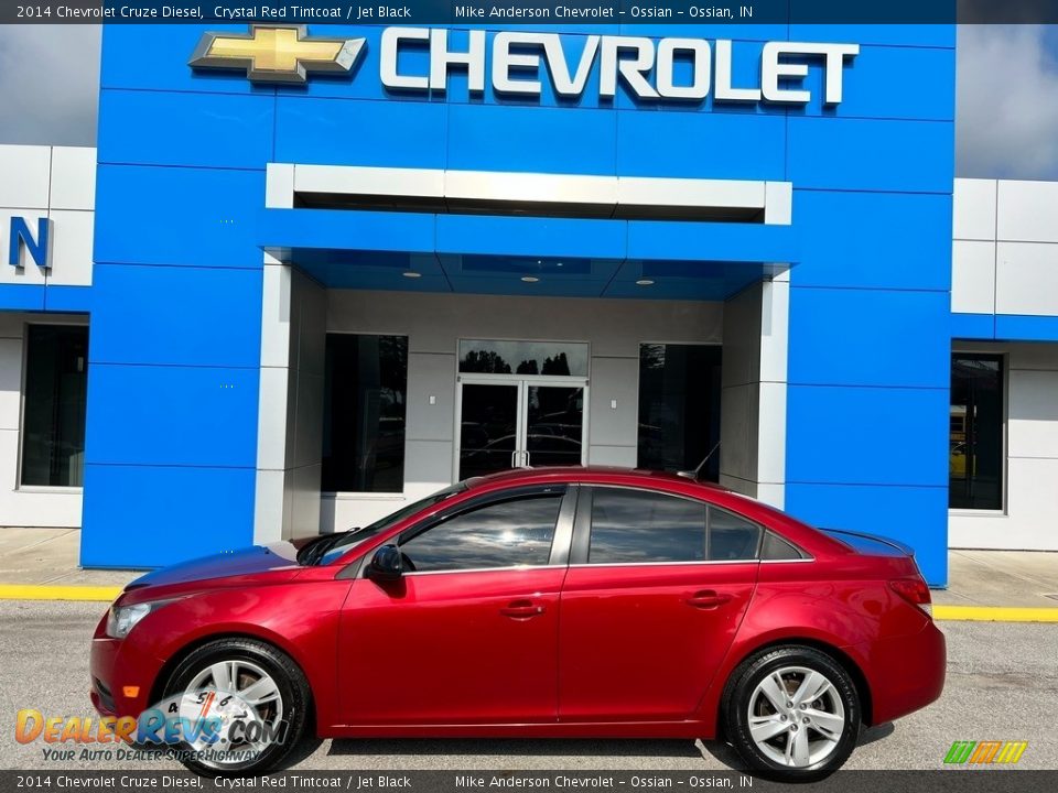 2014 Chevrolet Cruze Diesel Crystal Red Tintcoat / Jet Black Photo #1