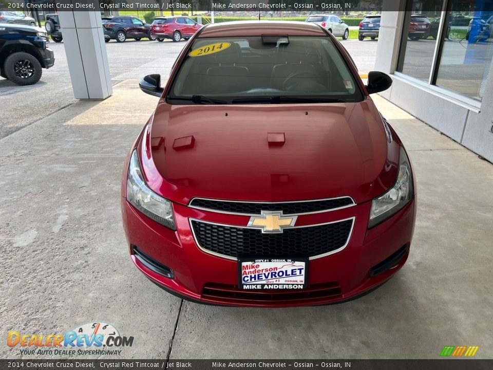 2014 Chevrolet Cruze Diesel Crystal Red Tintcoat / Jet Black Photo #3