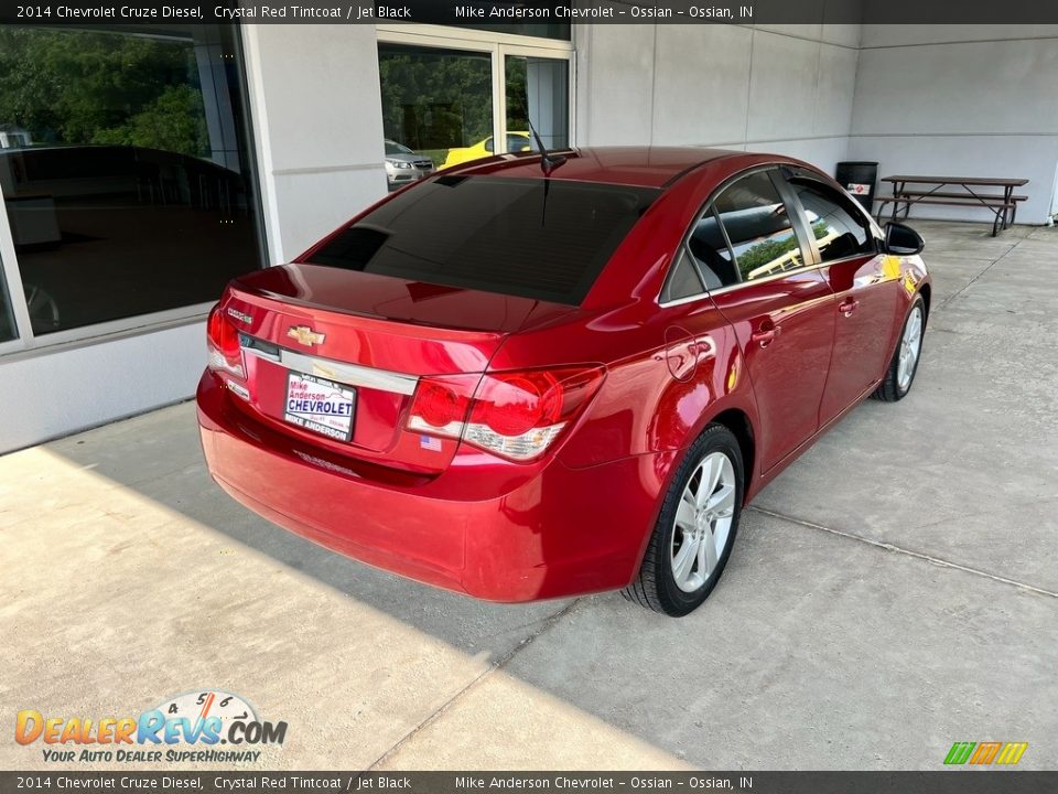 2014 Chevrolet Cruze Diesel Crystal Red Tintcoat / Jet Black Photo #7