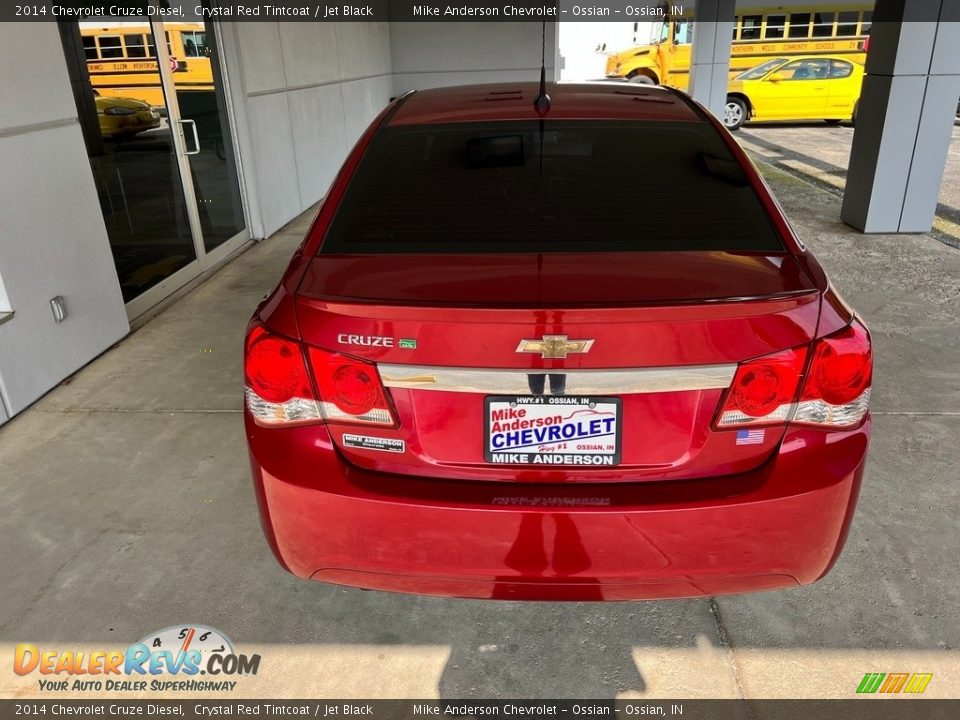 2014 Chevrolet Cruze Diesel Crystal Red Tintcoat / Jet Black Photo #8