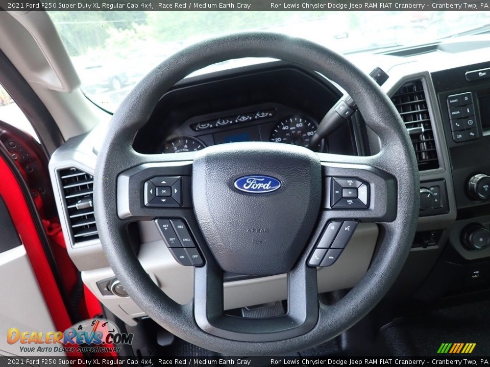 2021 Ford F250 Super Duty XL Regular Cab 4x4 Steering Wheel Photo #19