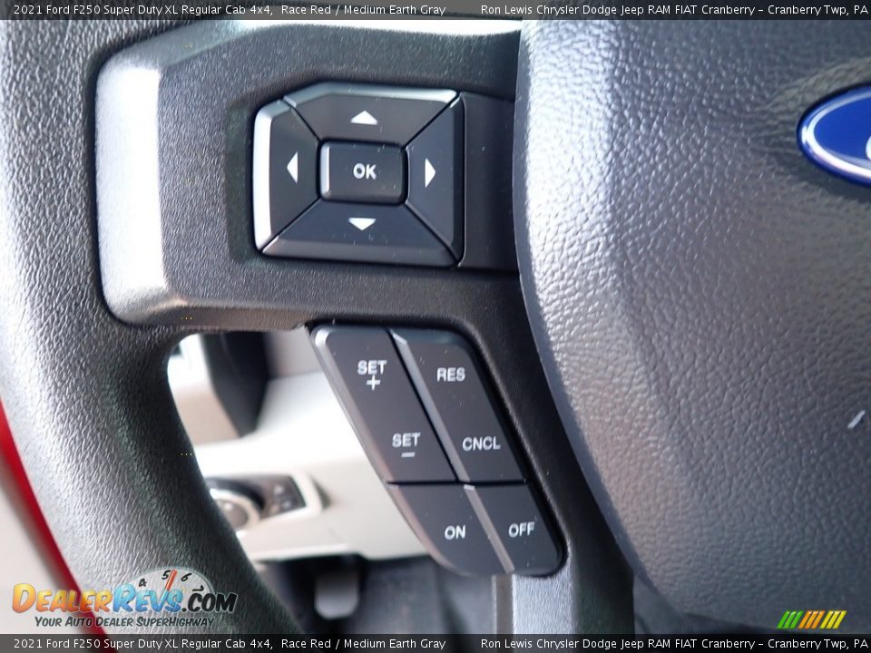 2021 Ford F250 Super Duty XL Regular Cab 4x4 Steering Wheel Photo #20