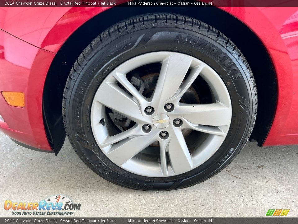 2014 Chevrolet Cruze Diesel Crystal Red Tintcoat / Jet Black Photo #12