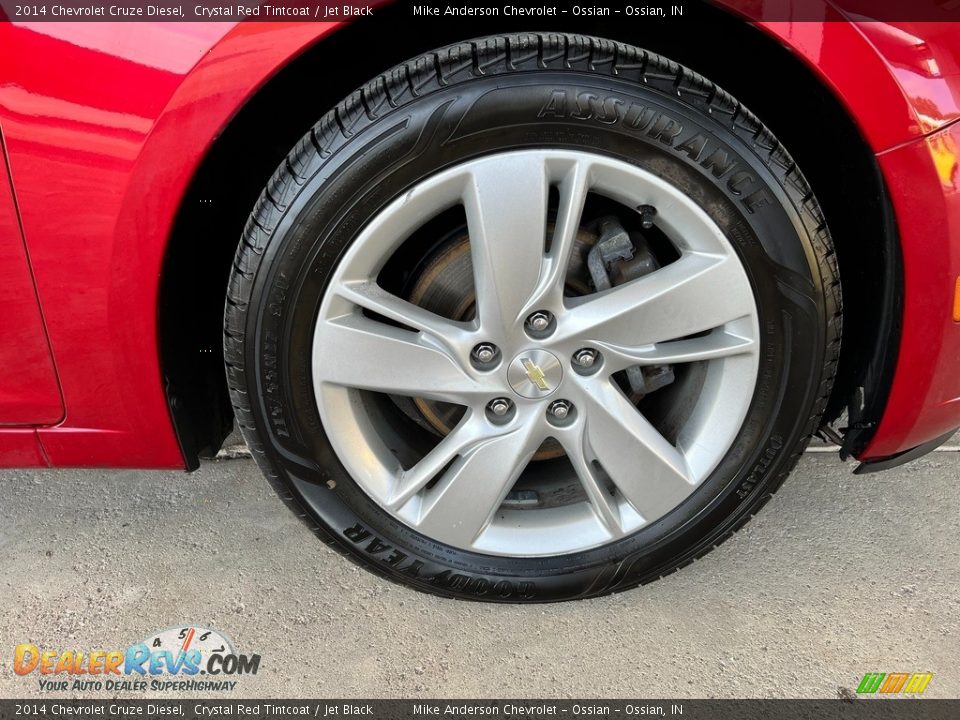 2014 Chevrolet Cruze Diesel Crystal Red Tintcoat / Jet Black Photo #13