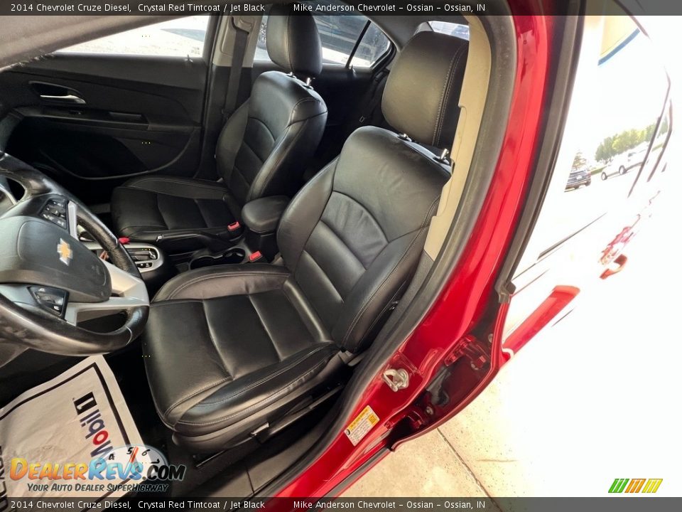 2014 Chevrolet Cruze Diesel Crystal Red Tintcoat / Jet Black Photo #15