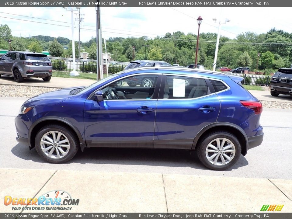 Caspian Blue Metallic 2019 Nissan Rogue Sport SV AWD Photo #5