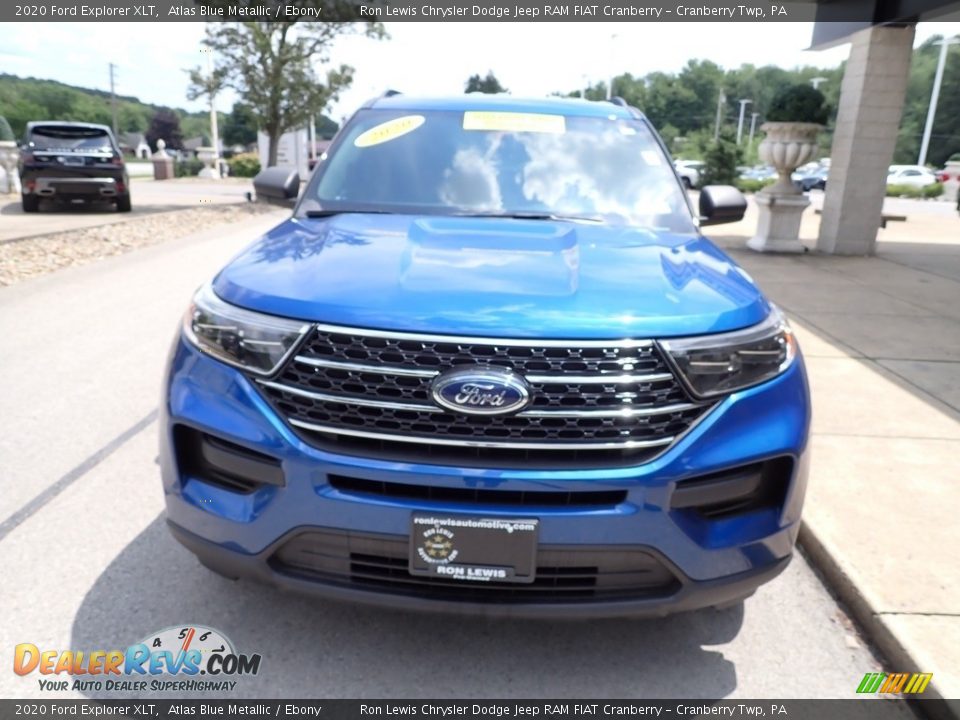 2020 Ford Explorer XLT Atlas Blue Metallic / Ebony Photo #3