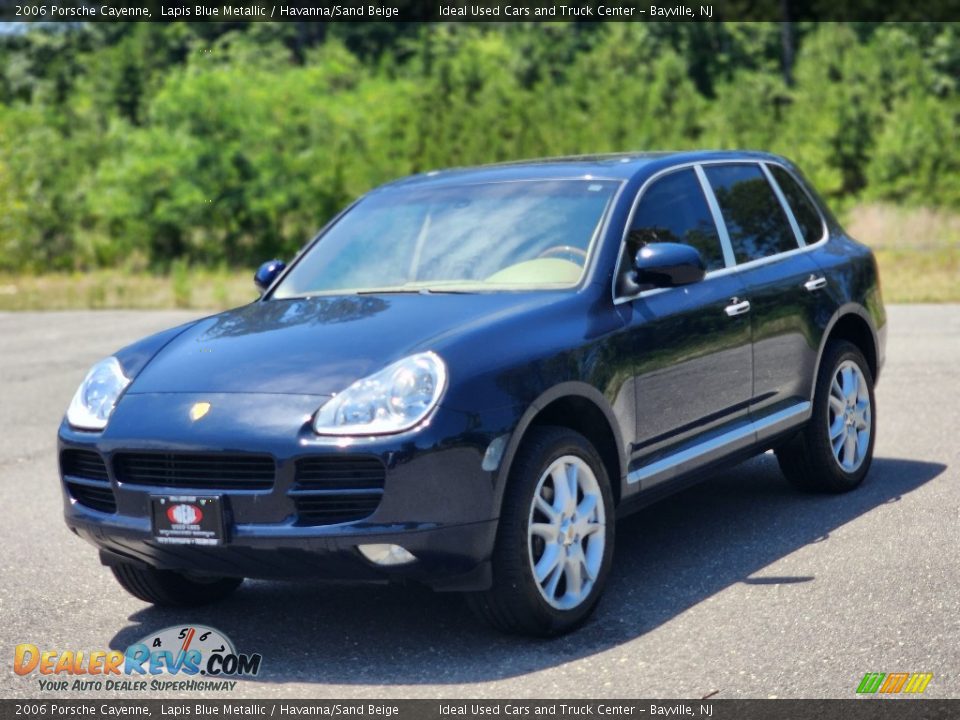 2006 Porsche Cayenne Lapis Blue Metallic / Havanna/Sand Beige Photo #1