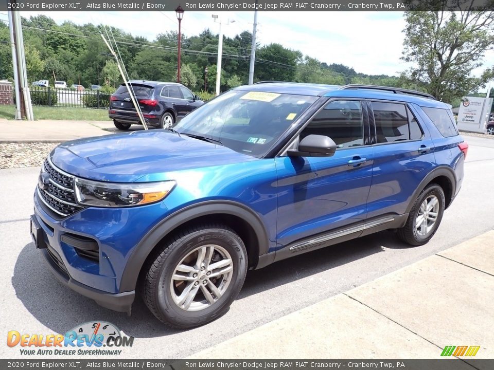 2020 Ford Explorer XLT Atlas Blue Metallic / Ebony Photo #4