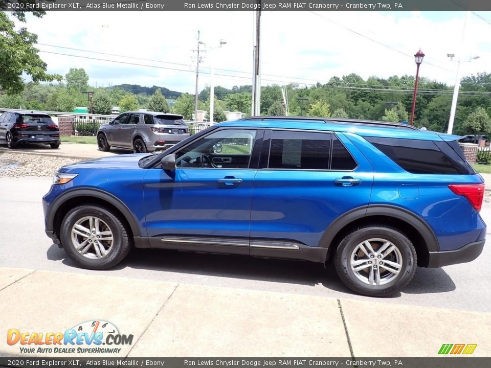 2020 Ford Explorer XLT Atlas Blue Metallic / Ebony Photo #5