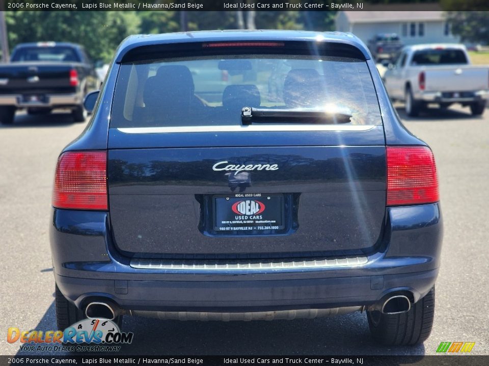 2006 Porsche Cayenne Lapis Blue Metallic / Havanna/Sand Beige Photo #4