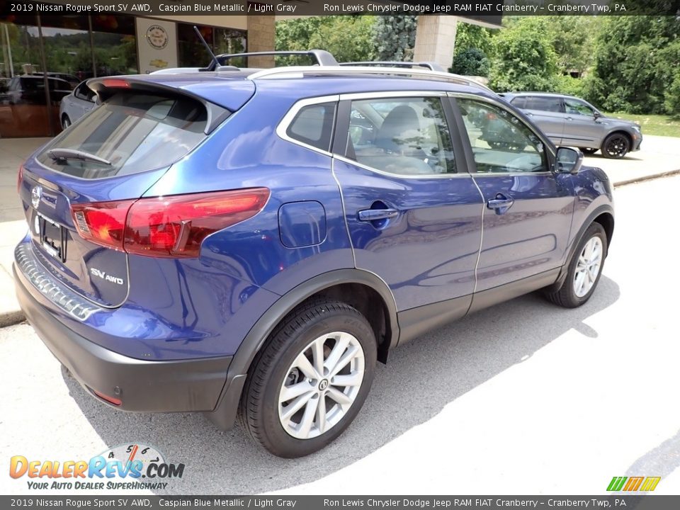 Caspian Blue Metallic 2019 Nissan Rogue Sport SV AWD Photo #8