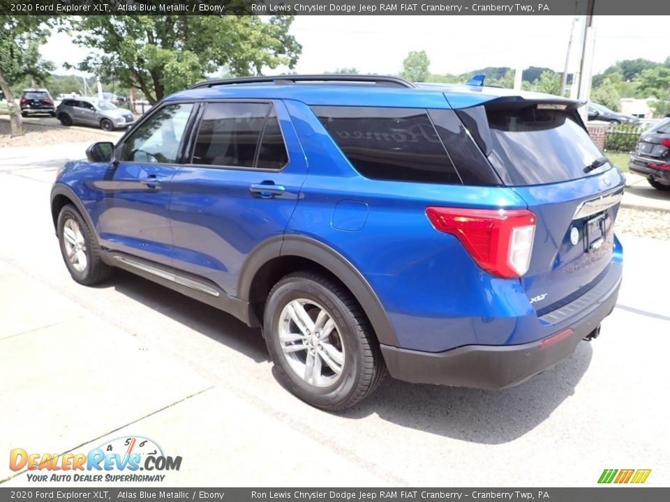 2020 Ford Explorer XLT Atlas Blue Metallic / Ebony Photo #6