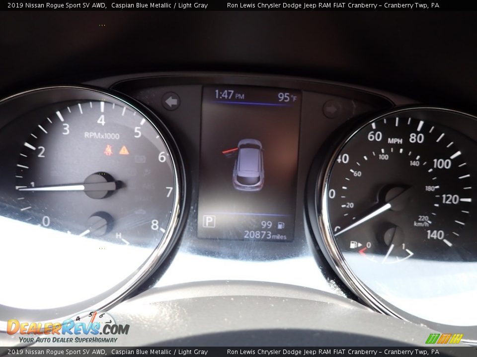 2019 Nissan Rogue Sport SV AWD Gauges Photo #18