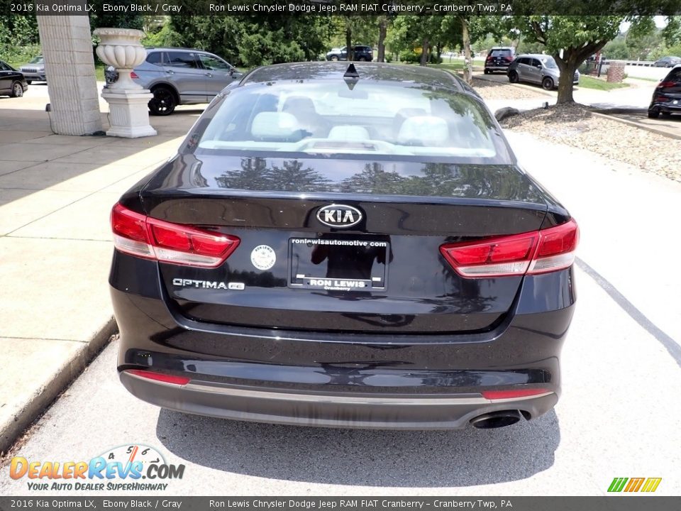 2016 Kia Optima LX Ebony Black / Gray Photo #7