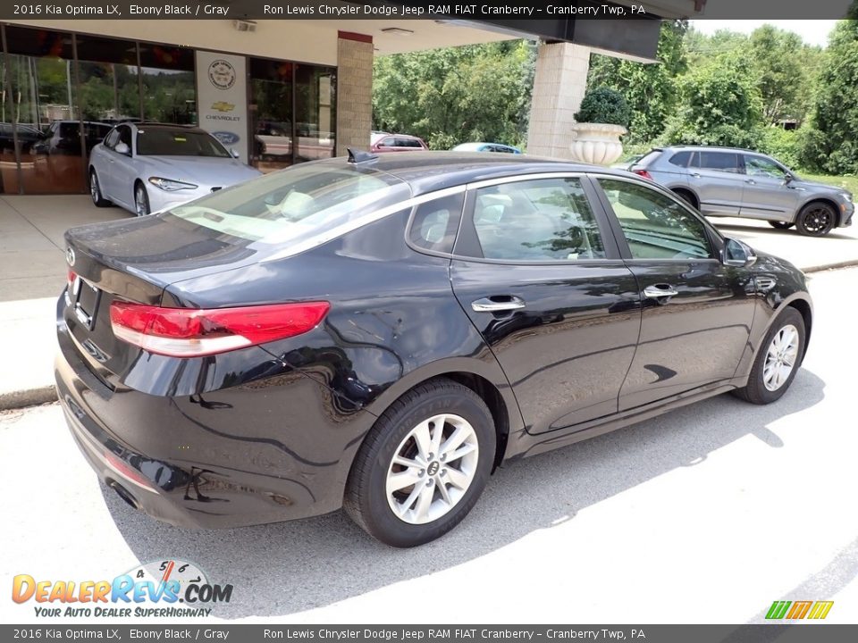 2016 Kia Optima LX Ebony Black / Gray Photo #8