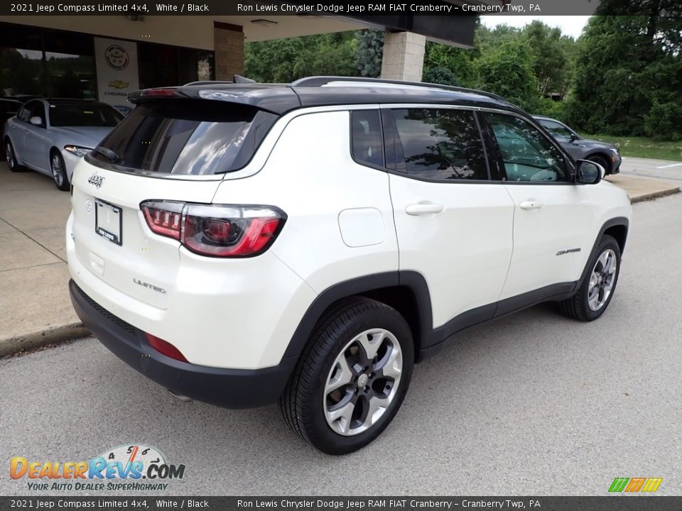 2021 Jeep Compass Limited 4x4 White / Black Photo #8