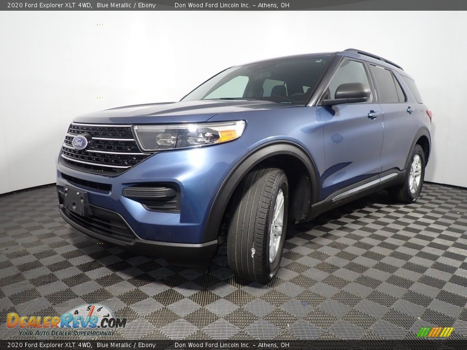 2020 Ford Explorer XLT 4WD Blue Metallic / Ebony Photo #7