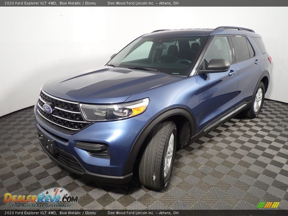 2020 Ford Explorer XLT 4WD Blue Metallic / Ebony Photo #8