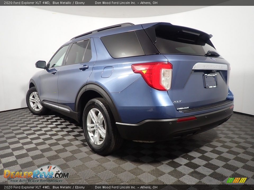 2020 Ford Explorer XLT 4WD Blue Metallic / Ebony Photo #9