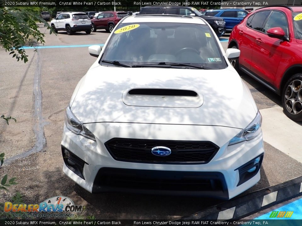 2020 Subaru WRX Premium Crystal White Pearl / Carbon Black Photo #2