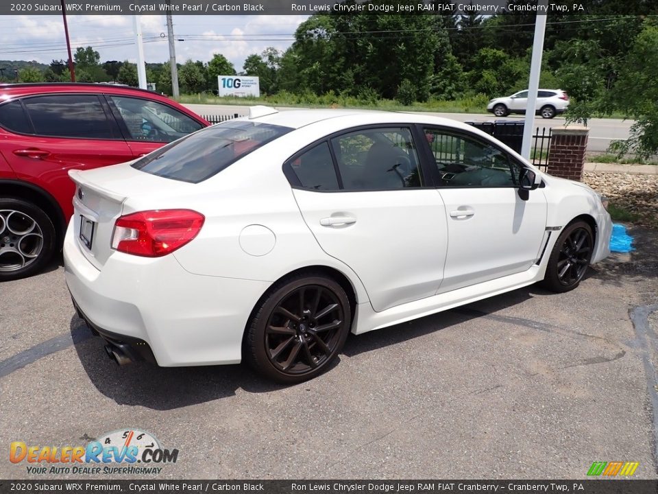 2020 Subaru WRX Premium Crystal White Pearl / Carbon Black Photo #5