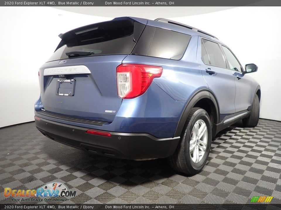 2020 Ford Explorer XLT 4WD Blue Metallic / Ebony Photo #15
