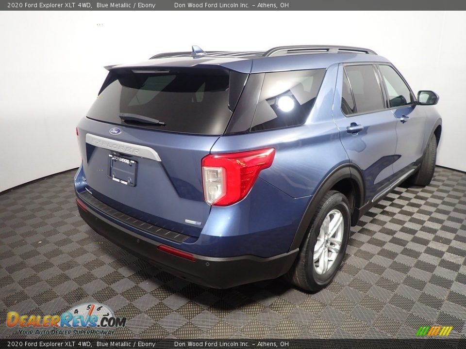 2020 Ford Explorer XLT 4WD Blue Metallic / Ebony Photo #16