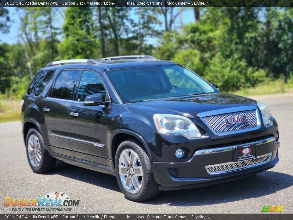 2011 GMC Acadia Denali AWD Carbon Black Metallic / Ebony Photo #2