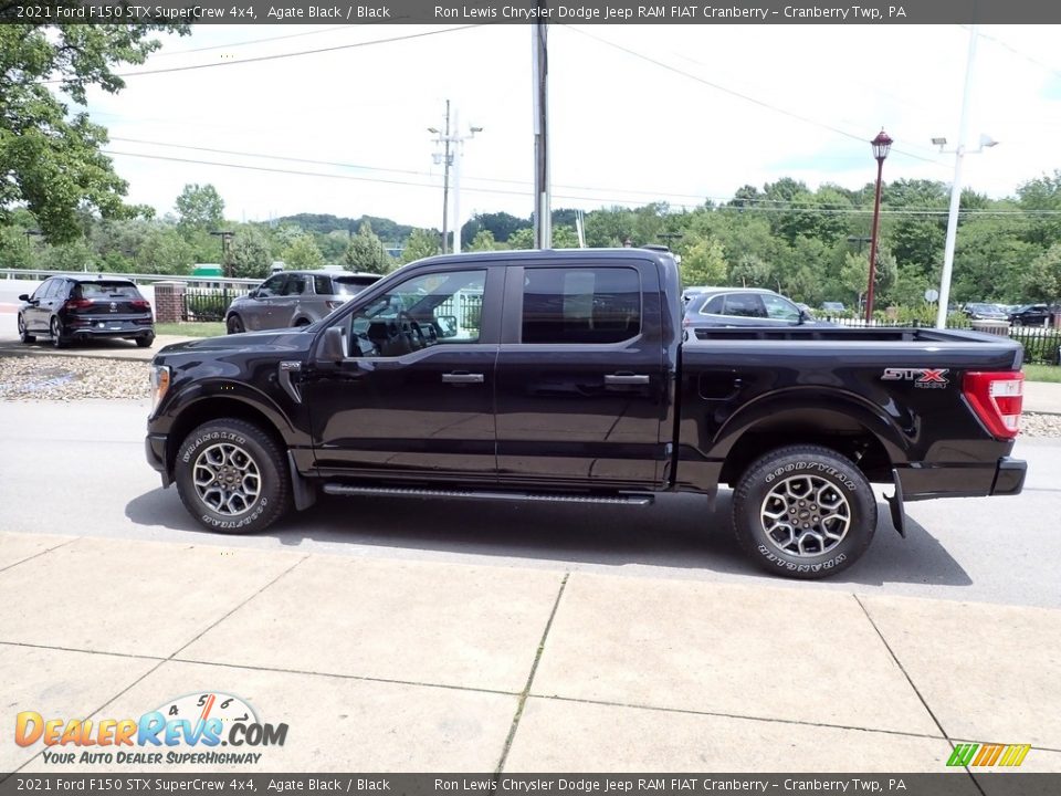 2021 Ford F150 STX SuperCrew 4x4 Agate Black / Black Photo #4