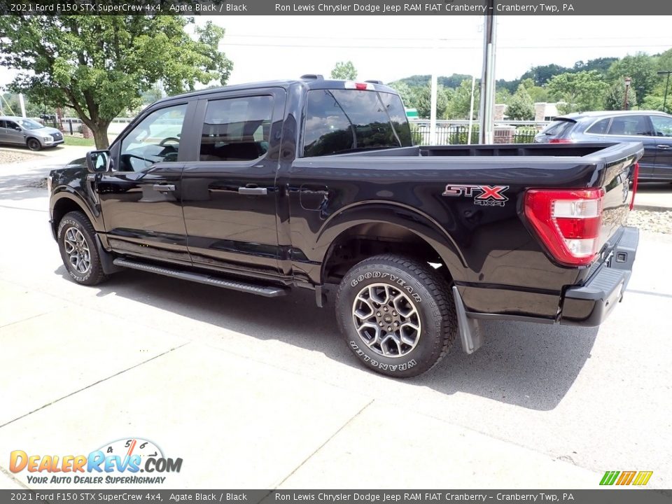 2021 Ford F150 STX SuperCrew 4x4 Agate Black / Black Photo #5