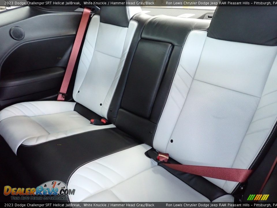 Rear Seat of 2023 Dodge Challenger SRT Hellcat JailBreak Photo #13