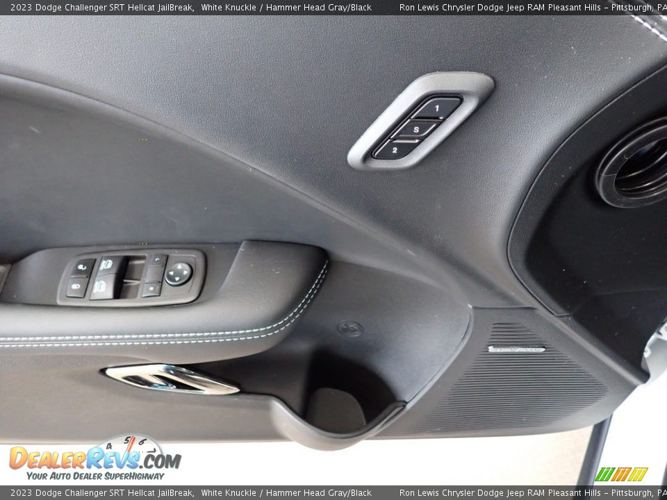 Door Panel of 2023 Dodge Challenger SRT Hellcat JailBreak Photo #15