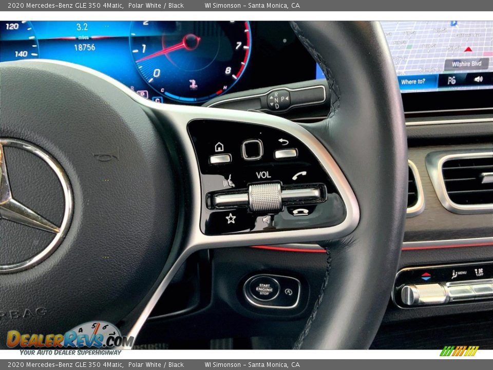 2020 Mercedes-Benz GLE 350 4Matic Polar White / Black Photo #22