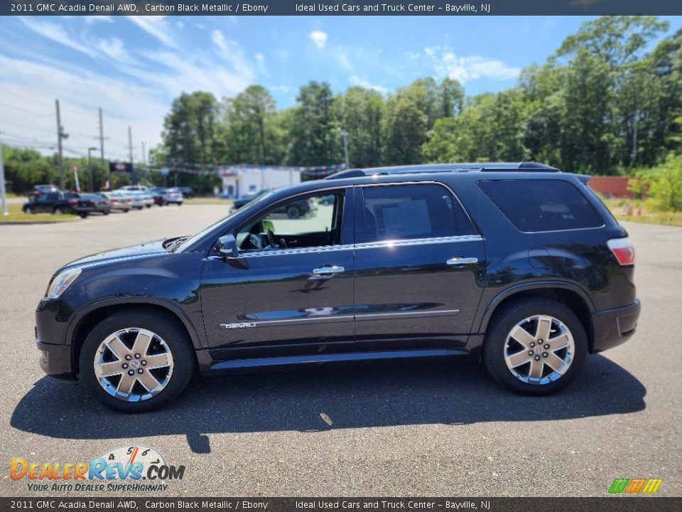 2011 GMC Acadia Denali AWD Carbon Black Metallic / Ebony Photo #8