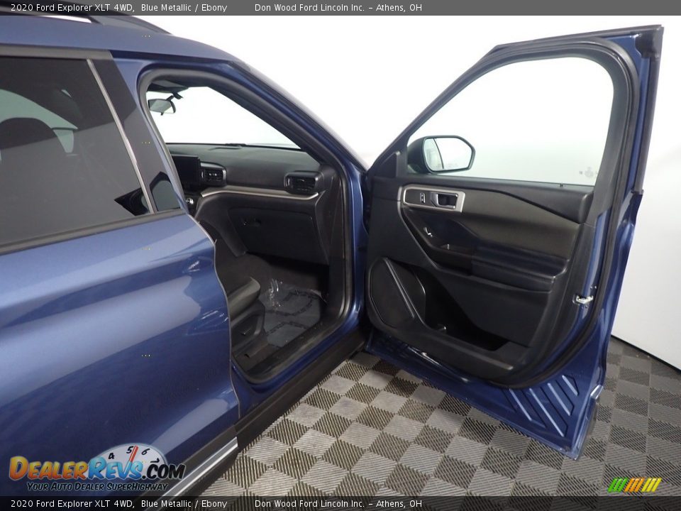 2020 Ford Explorer XLT 4WD Blue Metallic / Ebony Photo #35