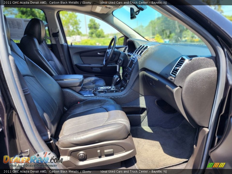 2011 GMC Acadia Denali AWD Carbon Black Metallic / Ebony Photo #12