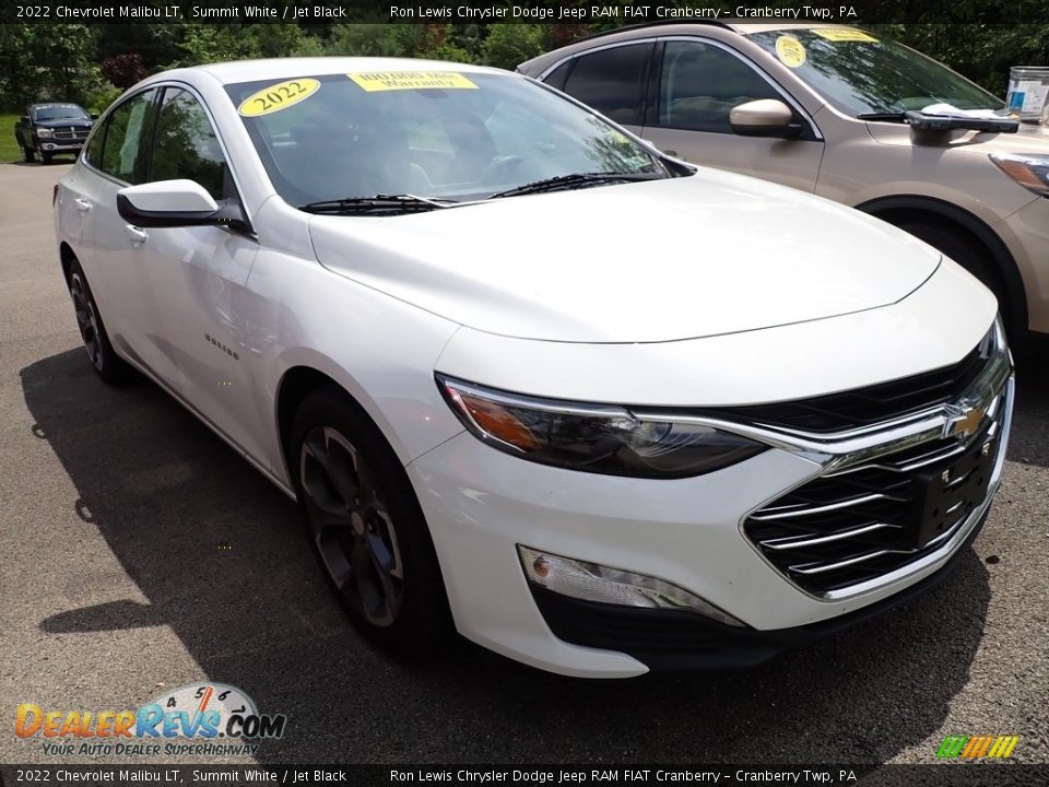 2022 Chevrolet Malibu LT Summit White / Jet Black Photo #3