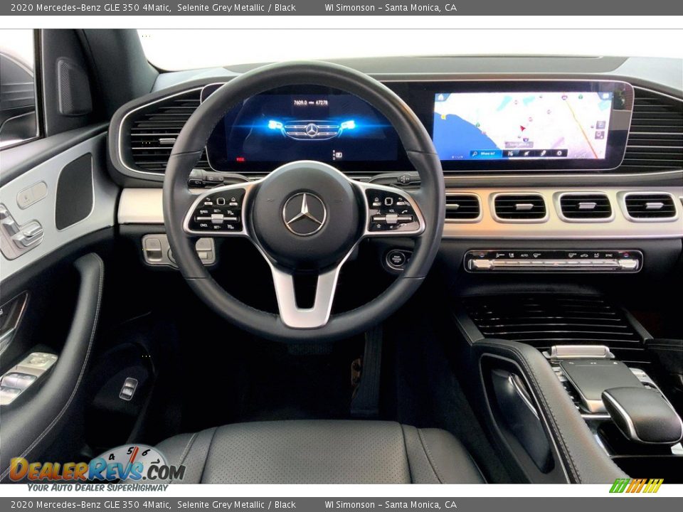 2020 Mercedes-Benz GLE 350 4Matic Selenite Grey Metallic / Black Photo #4