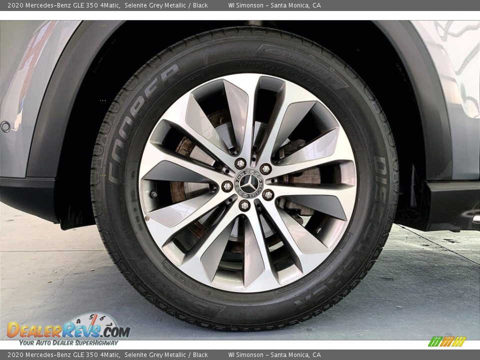 2020 Mercedes-Benz GLE 350 4Matic Selenite Grey Metallic / Black Photo #8