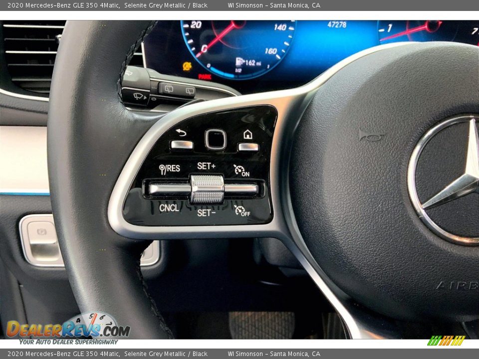 2020 Mercedes-Benz GLE 350 4Matic Selenite Grey Metallic / Black Photo #21