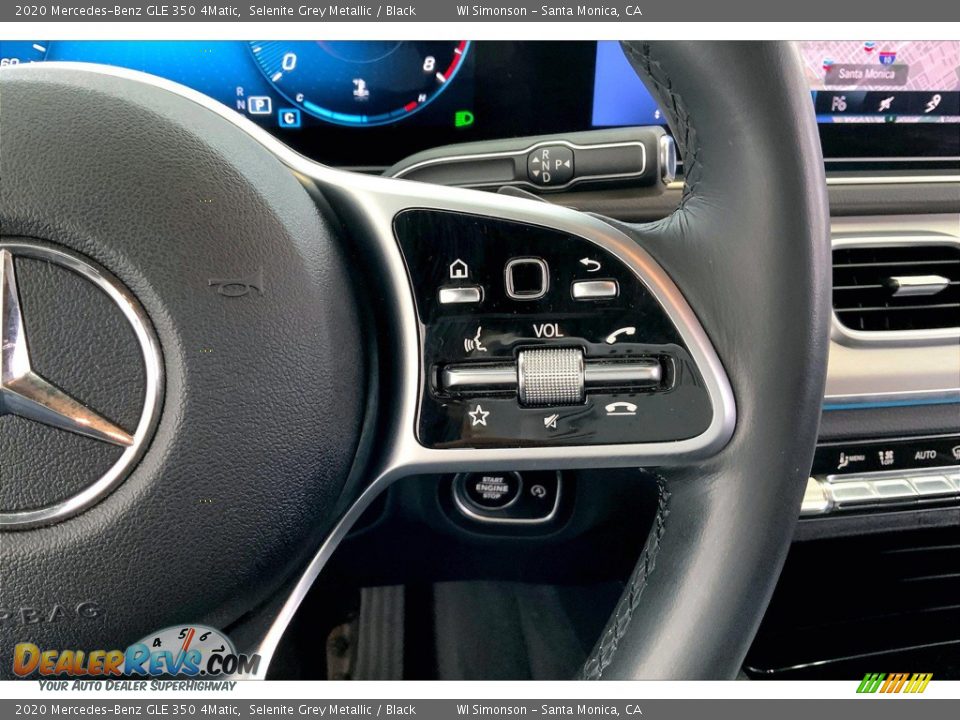 2020 Mercedes-Benz GLE 350 4Matic Selenite Grey Metallic / Black Photo #22