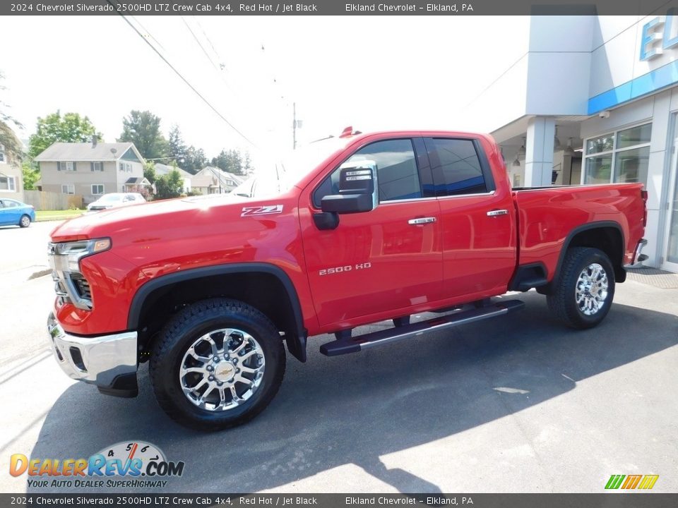 2024 Chevrolet Silverado 2500HD LTZ Crew Cab 4x4 Red Hot / Jet Black Photo #1