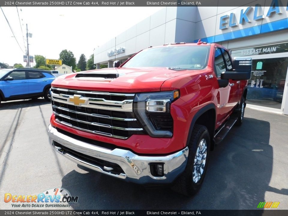 2024 Chevrolet Silverado 2500HD LTZ Crew Cab 4x4 Red Hot / Jet Black Photo #3