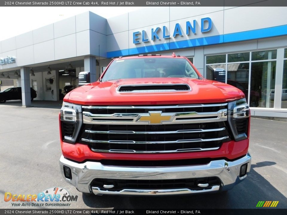 2024 Chevrolet Silverado 2500HD LTZ Crew Cab 4x4 Red Hot / Jet Black Photo #4