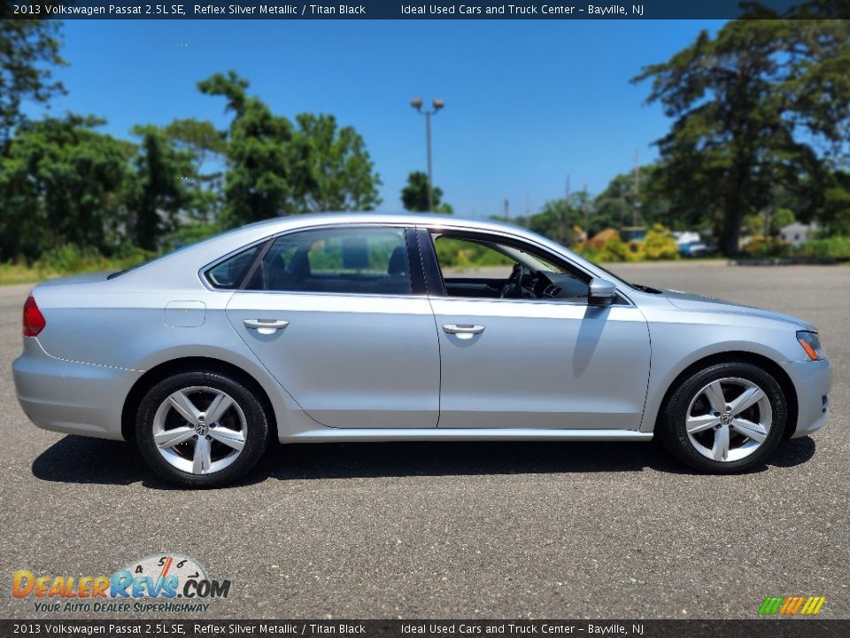 2013 Volkswagen Passat 2.5L SE Reflex Silver Metallic / Titan Black Photo #8