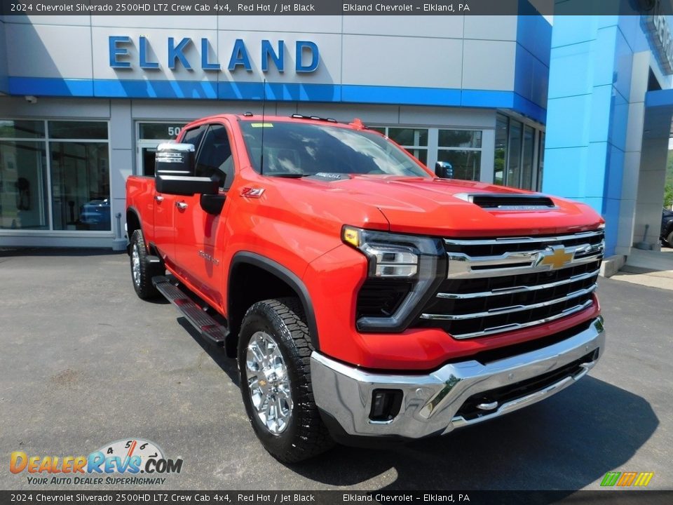 2024 Chevrolet Silverado 2500HD LTZ Crew Cab 4x4 Red Hot / Jet Black Photo #5