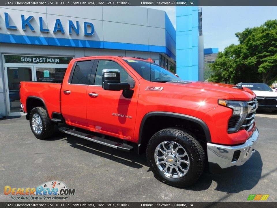 2024 Chevrolet Silverado 2500HD LTZ Crew Cab 4x4 Red Hot / Jet Black Photo #6